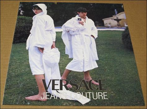 1996 Versace Jeans Couture Print Ad Advertisement Rolling 